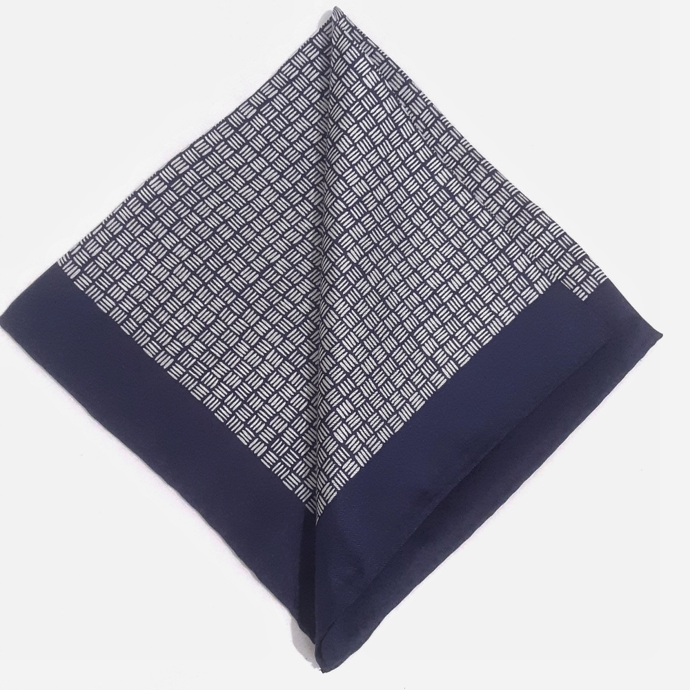 Silk pocket square weave print 2 for $10